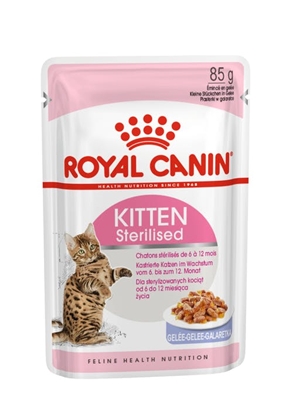 Picture of ROYAL CANIN FHN Kitten Sterilised - Wet cat food - 12x85g
