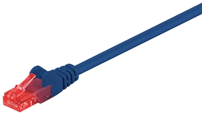Picture of MicroConnect U/UTP CAT6 0,25M Blue PVC