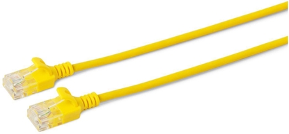 Picture of MicroConnect U/UTP CAT6A Slim 0.25M Yellow