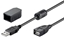 Изображение Kabel USB MicroConnect USB-A - USB-A 2 m Czarny (USBAA2WF)