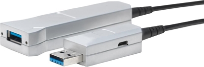 Изображение Kabel USB VivoLink USB-A - USB-A 20 m Czarno-biały (PROUSB3AAF20)