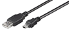 Изображение Kabel USB MicroConnect USB-A - miniUSB 1.8 m Czarny (USBAMB52)