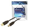 Изображение Kabel USB MediaRange USB-A - USB-B 1.8 m Czarny (MRCS101)