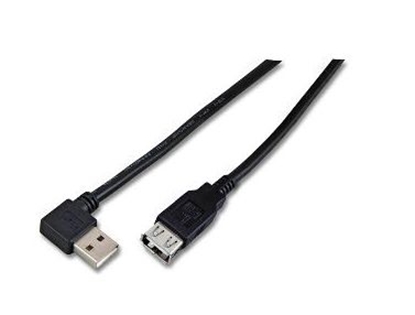 Attēls no Kabel USB MicroConnect USB-A - USB-A 1.5 m Czarny (USBAAF2ABLACK)