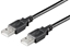 Изображение Kabel USB MicroConnect USB-A - USB-A 1 m Czarny (USBAA1B)