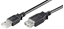 Изображение Kabel USB MicroConnect USB-A - USB-A 0.5 m Czarny (USBAAF05B)