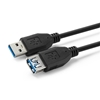 Picture of Kabel USB MicroConnect USB-A - USB-A 2 m Czarny (USB3.0AAF2B)