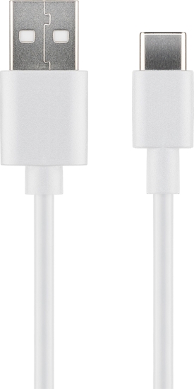 Изображение Kabel USB MicroConnect USB-A - USB-C 0.5 m Biały (USB3.1CCHAR05W)