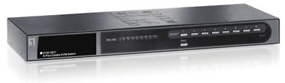 Attēls no Level One LevelOne KVM Switch 48,3cm  8x PS2/USB KVM-0831 Combo