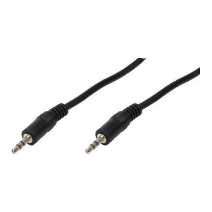 Изображение Logilink Audiokabel 1x 3,5mm -> 1x 3,5mm St/St  5.00m bk