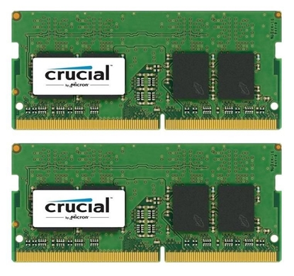 Attēls no Crucial DDR4-2400 Kit       16GB 2x8GB SODIMM CL17 (8Gbit)
