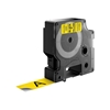 Picture of Dymo D1 19mm Black/Yellow labels 45808