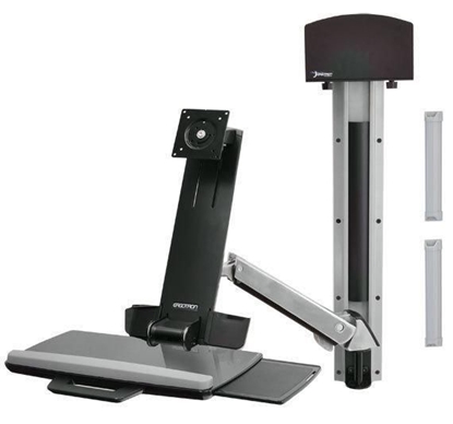 Attēls no ERGOTRON SV Sit-Stand Combo System black