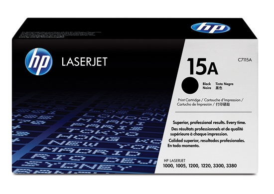 Изображение HP 15A Black Original LaserJet Toner Cartridge