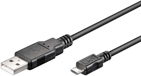 Picture of Kabel USB MicroConnect USB-A - microUSB 5 m Czarny (USBABMICRO5)