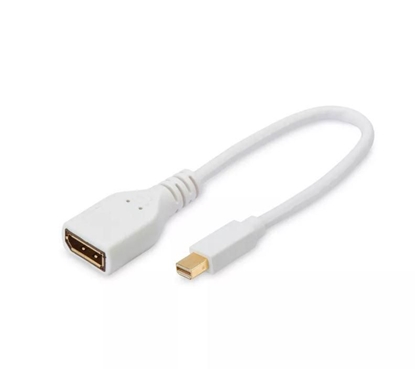 Изображение Adapter AV MicroConnect DisplayPort Mini - DisplayPort biały (MDPDP)