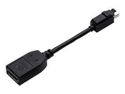 Изображение Kabel PNY DisplayPort Mini - DisplayPort 0.15m czarny (QSP-MINIDP/DP)