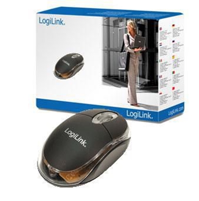 Изображение LogiLink Maus USB Mini optisch  800dpi mit LED  1.50m