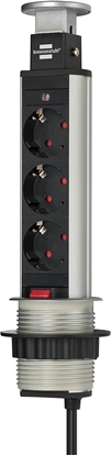Attēls no Brennenstuhl ALU Tower Power Table Extension Socket 3-way 2m