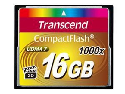 Picture of Transcend Compact Flash     16GB 1000x