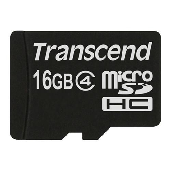 Picture of Transcend microSDHC         16GB Class 4