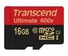 Picture of Transcend microSDHC MLC     16GB Class 10 UHS-I 600x + SD-Adapter