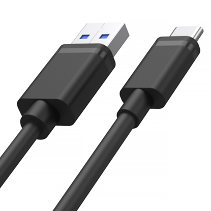 Picture of UNITEK USB CABLE USB-A — USB-C 25CM, Y-C480BK