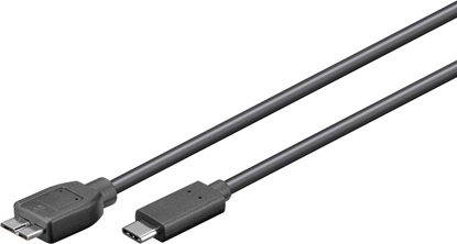 Picture of Kabel USB MicroConnect USB-C - microUSB 0.6 m Czarny (USB3.1CAMIB3.06)