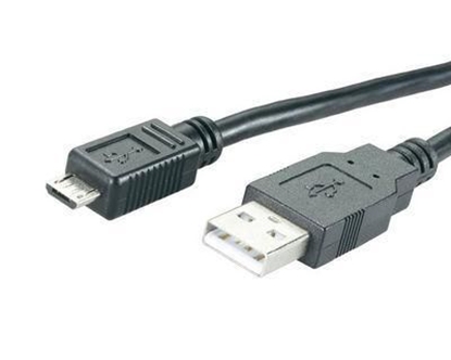 Attēls no Kabel USB MediaRange USB-A - microUSB 1.2 m Czarny (MRCS138)