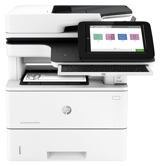 Picture of HP LaserJet Enterprise MFP M528dn, Print, copy, scan and optional fax, Front-facing USB printing; Scan to email; Two-sided printing; Two-sided scanning