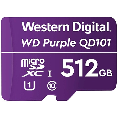 Attēls no WD Purple 512GB SC QD101 microSD