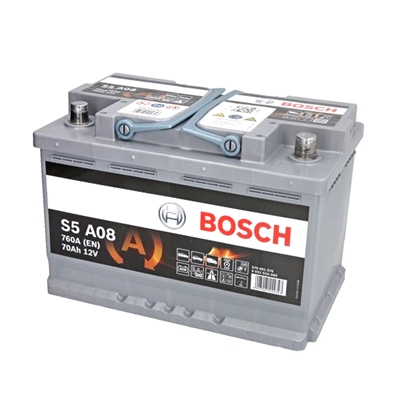 Attēls no Akumulators Bosch S5 A08 70Ah 760A Start Stop AGM