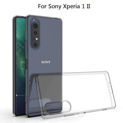 Picture of Mocco Ultra Back Case 0.3 mm Silicone Case for Sony Xperia 1 II Transparent