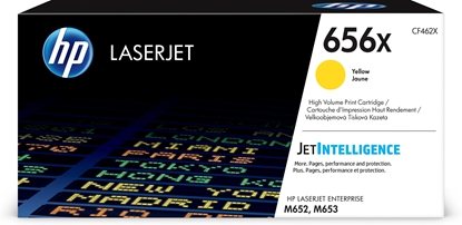 Изображение HP 656X High Yield Yellow Original LaserJet Toner Cartridge