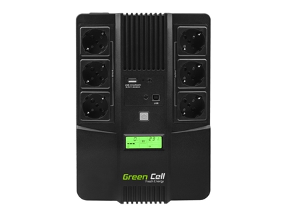 Picture of Green Cell AiO 800VA LCD Line-Interactive 0.8 kVA 480 W 6 AC outlet(s)