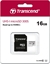Изображение Transcend microSDHC 300S-A  16GB Class 10 UHS-I U1