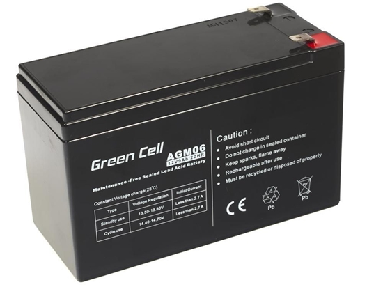 Picture of Green Cell AGM06 UPS battery Sealed Lead Acid (VRLA) 12 V 9 Ah