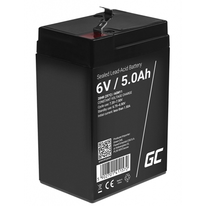 Picture of Green Cell AGM11 UPS battery Sealed Lead Acid (VRLA) 6 V 5 Ah