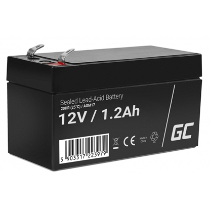 Picture of Green Cell AGM17 UPS battery Sealed Lead Acid (VRLA) 12 V 1.2 Ah