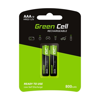 Picture of Green Cell GR08 household battery Rechargeable battery AAA Nickel-Metal Hydride (NiMH)