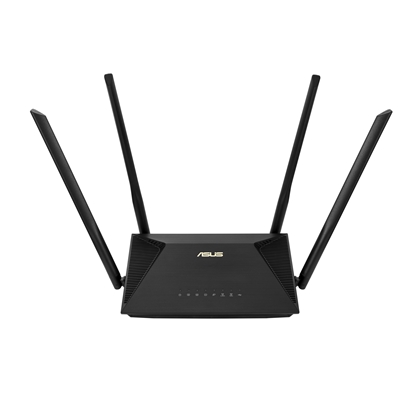 Attēls no ASUS RT-AX53U wireless router Gigabit Ethernet Dual-band (2.4 GHz / 5 GHz) Black