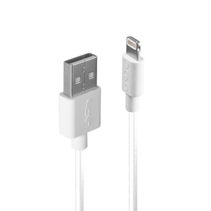 Picture of Lindy 3m USB Type A to Lightning Cable White