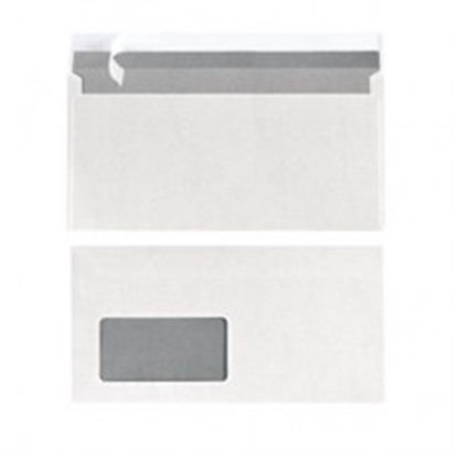 Attēls no Envelope with box (45x90 mm), left, bottom, C5, 162x229 mm, 80 g, white (1) 0721-112