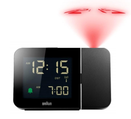 Braun BC 015 BDCF black Radio Controlled Alarm Clock