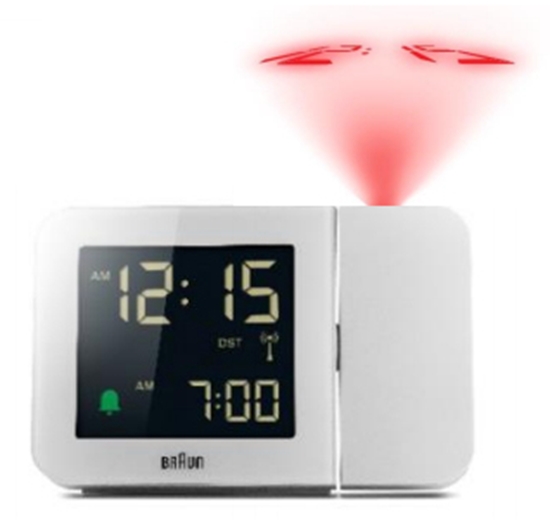 Picture of Braun BC 015 W-DCF     white Radio Controlled Alarm Clock