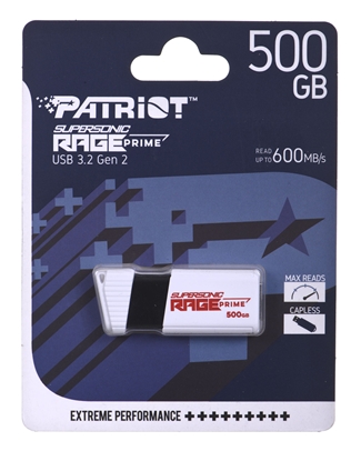 Изображение Patriot Rage Prime 600 MB/s 512GB USB 3.2 8k IOPs