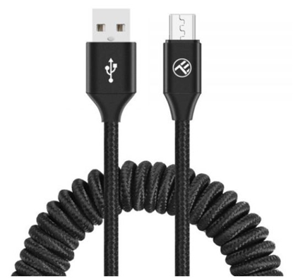 Изображение Tellur Data cable Extendable USB to Micro USB 2A 1.8m black