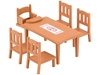 Изображение Sylvanian Families Family Table & Chairs