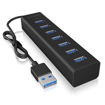 Picture of IB-HUB1700-U3 7-Port USB HUB+zasilacz 