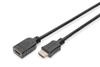 Picture of Kabel przedłużający HDMI HighSpeed z Ethernetem 4K 60Hz UHD Typ HDMI A/HDMI A M/Ż 3m Czarny 